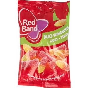 Red Band Winegums duo zoet zuur 120g