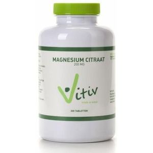 Vitiv Magnesium citraat 200mg 200tb