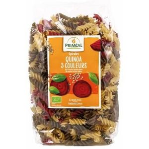 Primeal Organic fusilli 3 kleur tarwe quinoa bio 500g