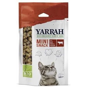 Yarrah Mini snack voor katten bio 50g