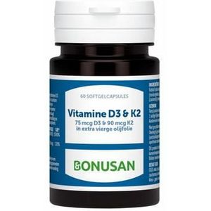 Bonusan Vitamine D3 & K2 60sft