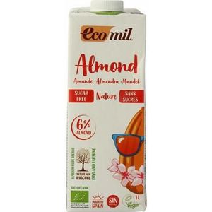 Ecomil Amandeldrank naturel suikervrij bio 1000ml