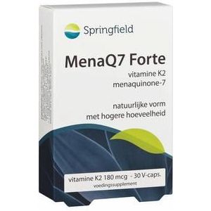 Springfield MenaQ7 Forte vitamine K2 180 mcg 30vc