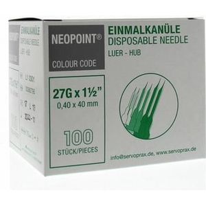Neopoint Injectienaald steriel 0.4 x 40 mm 100st
