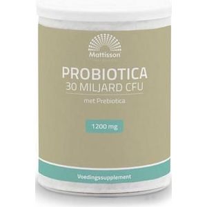 Mattisson Probiotica poeder 30 miljard CFU met prebiotica 125g