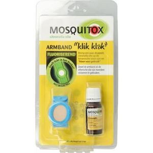 Mosquitox Armband met etherische olie 10ml