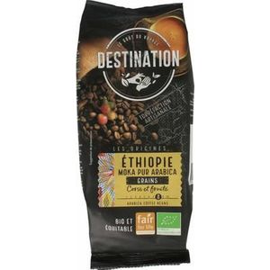 Destination Koffie Ethiopie mokka bonen bio 500g
