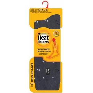 Heat Holders Mens ultra lite socks micro maat 6-11 charcoal 1paar