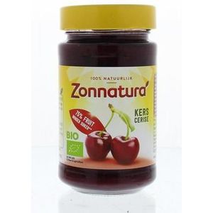 Zonnatura Fruitspread kers 75% bio 250g