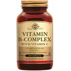 Solgar Vitamin B-complex with Vitamin C 100tab