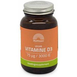 Mattisson Vegan vitamine D3 75mcg 60ca