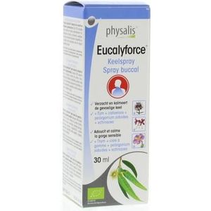 Physalis Eucalyforce keelspray bio 30ml