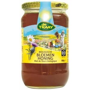 Traay Bloemenhoning vloeibaar bio 900g