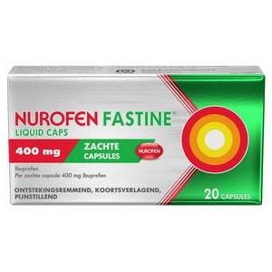 Nurofen Fastine liquid caps 400 mg 20ca