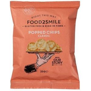 Food2Smile Popped chips classic 25g