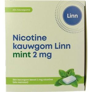 Linn Nicotine kauwgom 2mg mint 204st