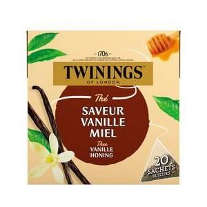 Twinings Zwarte thee vanille honing 20st