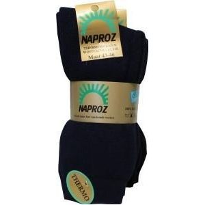 Naproz Thermo sokken blauw maat 43-46 3paar