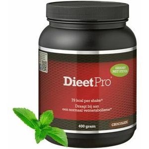 Dieet Pro Stevia chocolade 400g