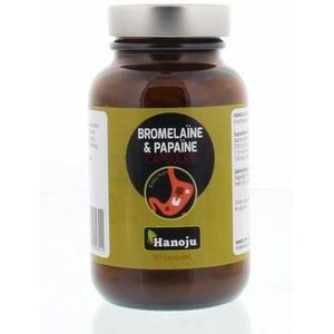 Hanoju Bromelaine & papaine capsules 90vc