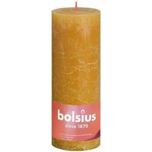 Bolsius Rustiekkaars shine 190/68 honeycomb yellow 1st