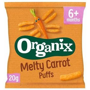 Organix Mais knabbels met wortel 6+M bio 20g