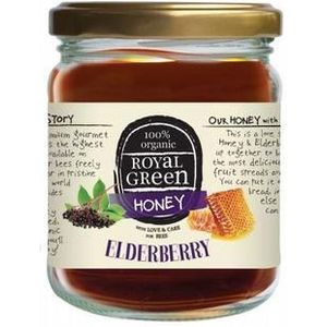 Royal Green Elderberry honey bio 250g