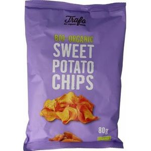 Trafo Chips zoete aardappel bio 80g