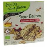 Ma Vie Sans Super repen sesam & cranberry glutenvrij bio 75g