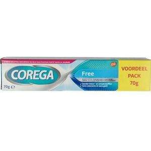 Corega Free kleefcreme voor het kunstgebit 70g