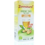 Zonnatura Groene thee gember bio 20st