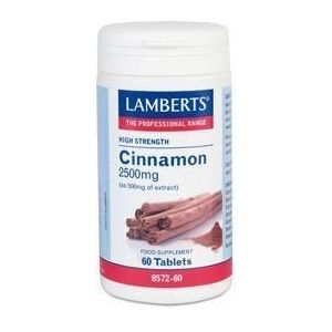 Lamberts Kaneel 2500mg (cinnamon) 60tb