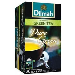 Dilmah All natural green tea pure 20st