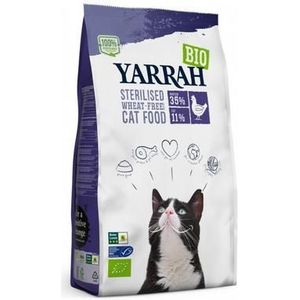 Yarrah Kattenvoer voor gesteriliseerde kat wheat-free bio 2kg