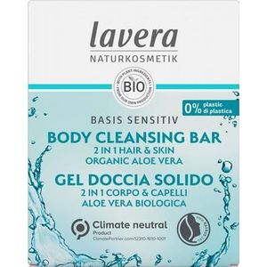 Lavera Basis Sensitiv body cleansing bar 2-in-1 bio EN-IT 50g