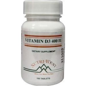 Nutri West Vitamine D3 400 100tb