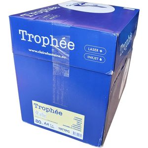 Kopieerpapier - Geel - Trophée A4 - 80gr - 500 vel - 5 stuks