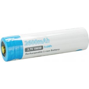 Oplaadbare EagTac 18650 batterij 2600 mAh