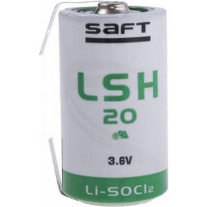 Saft LSH 20 lithium D batterij met U-tags (3,6V)