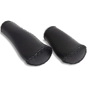 Selle Orient lederen handvatten set zwart 135/92 mm