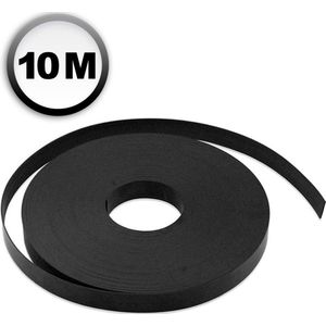 Magneetband 10mx10mmx1mm niet-zelfklevend zwart