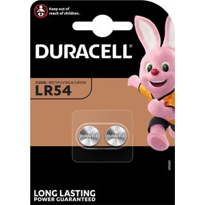 LR54 knoopcel batterijen van Duracell (2)