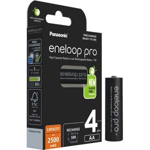 Panasonic Eneloop Pro (4 Pcs - A - 2450 MAh - Batterijen