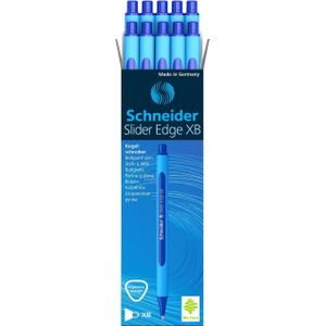 10x Schneider Slider Edge XB balpen blauw