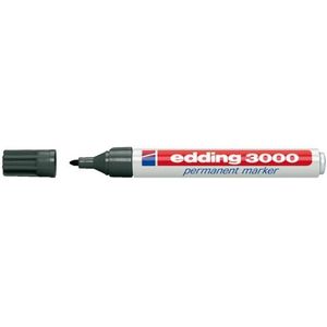 Edding 3000 permanent marker 1,5-3mm rond grijs