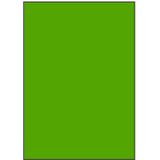 Groene A4 etiketten 210 x 297 mm (100 vel)