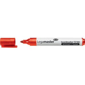 Legamaster TZ100 whiteboardmarker 1,5-3mm rond rood
