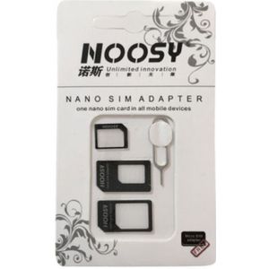 3 in 1 Micro en Nano SIM adapter set + pin