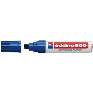 Edding 800 permanent marker 4-12mm schuin blauw