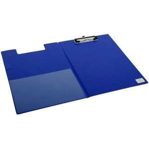 Blauwe Quantore klembordmap A4 met 100 mm klem en penlus